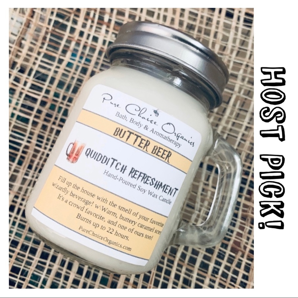 LAST ONE! Butter Beer Soy Wax Candle - Picture 2 of 4